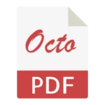 octo pdf reader android application logo